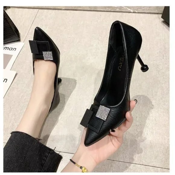 high heels new chunky heel fashion shoes - Picture 4 of 9